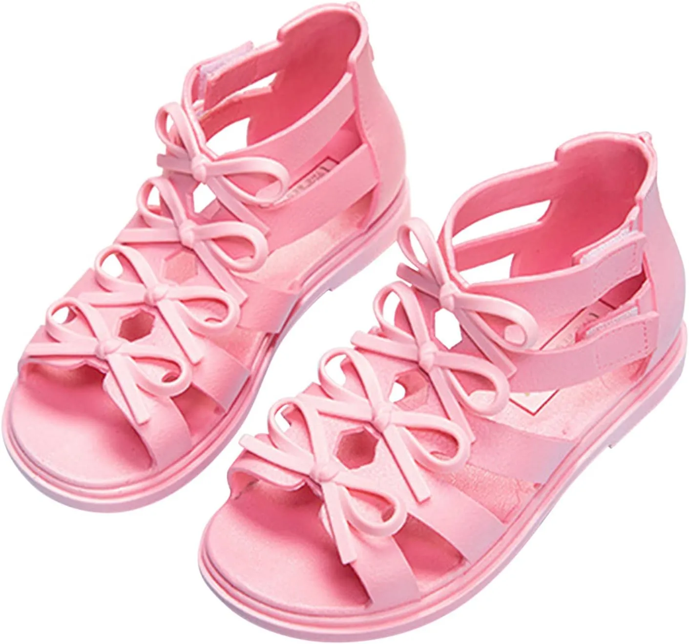 Gymnastic Flip Flops Toddler Kids Little Child Girls Soild Bowknot Princress Shoes Soft Girl Toddler Sandals