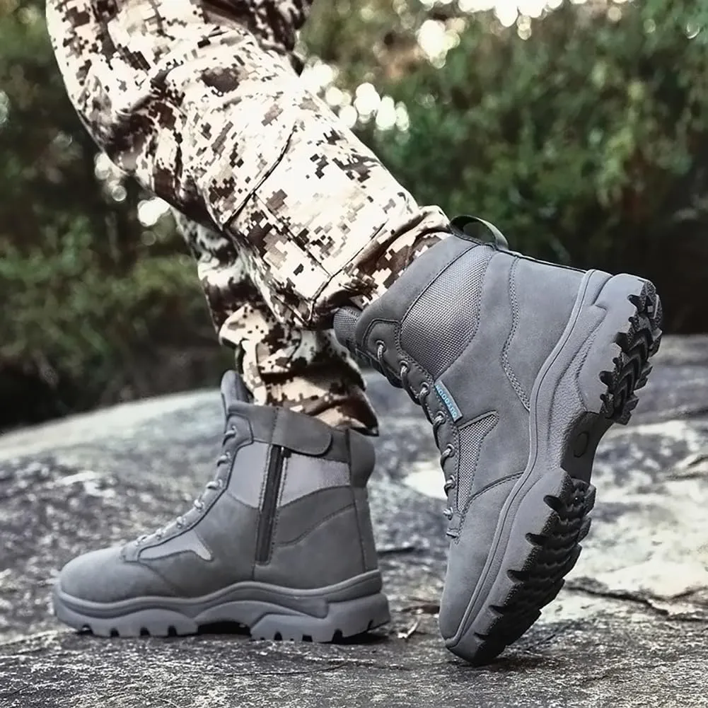 Hiking Boots Winter Snow Boots for Men Tactical Boots Men's Combat Boots Work Boots Outdoor Walking Shoes