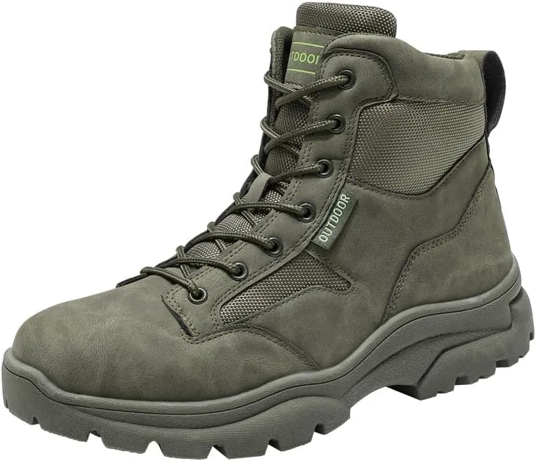 Hiking Boots Winter Snow Boots for Men Tactical Boots Men's Combat Boots Work Boots Outdoor Walking Shoes