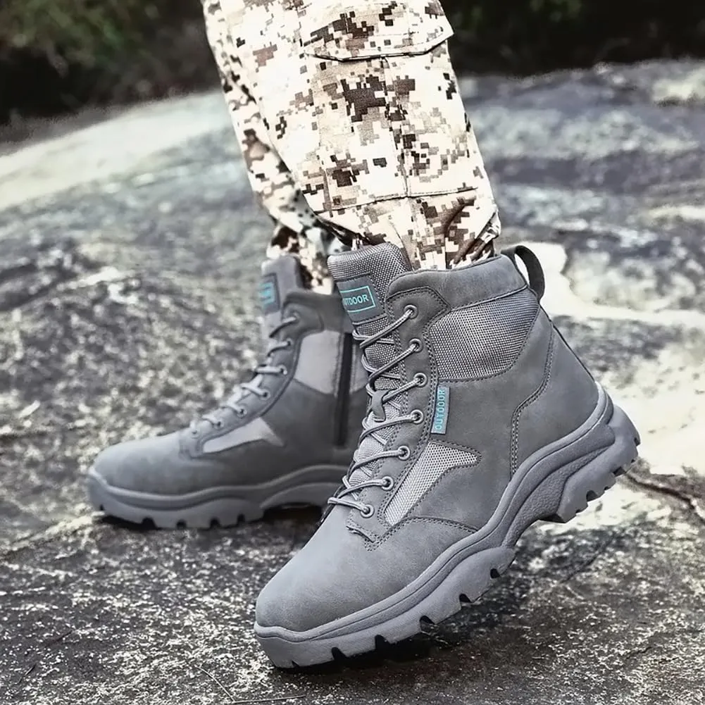 Hiking Boots Winter Snow Boots for Men Tactical Boots Men's Combat Boots Work Boots Outdoor Walking Shoes