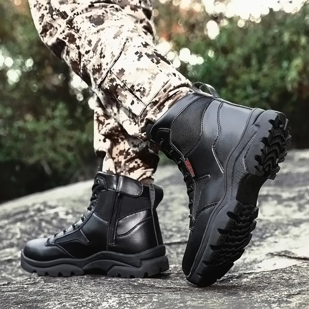Hiking Boots Winter Snow Boots for Men Tactical Boots Men's Combat Boots Work Boots Outdoor Walking Shoes