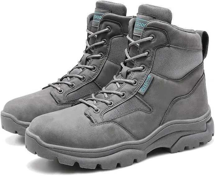Hiking Boots Winter Snow Boots for Men Tactical Boots Men's Combat Boots Work Boots Outdoor Walking Shoes