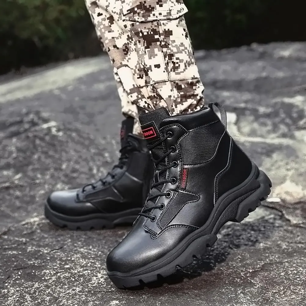 Hiking Boots Winter Snow Boots for Men Tactical Boots Men's Combat Boots Work Boots Outdoor Walking Shoes