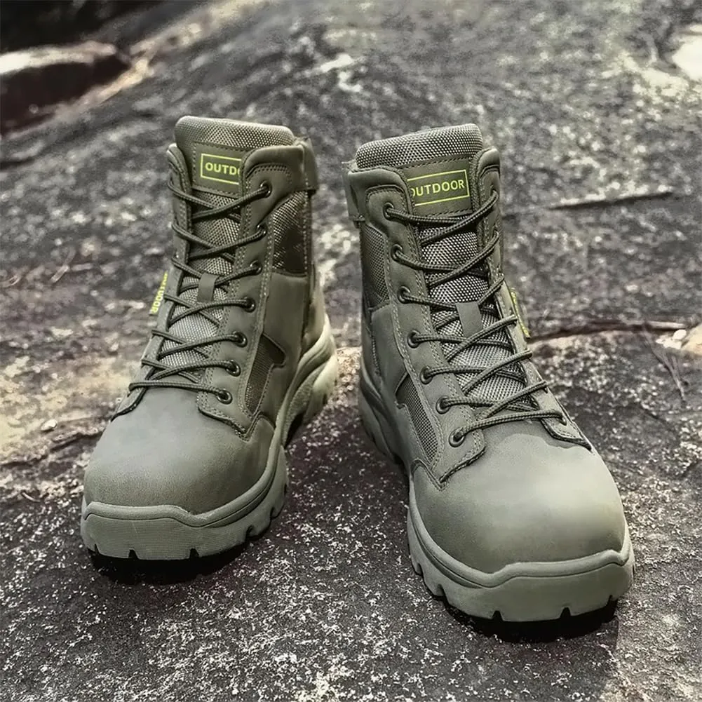 Hiking Boots Winter Snow Boots for Men Tactical Boots Men's Combat Boots Work Boots Outdoor Walking Shoes