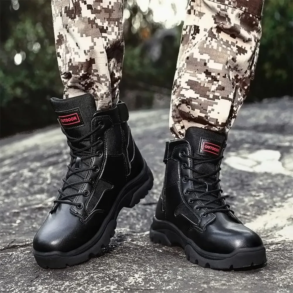 Hiking Boots Winter Snow Boots for Men Tactical Boots Men's Combat Boots Work Boots Outdoor Walking Shoes