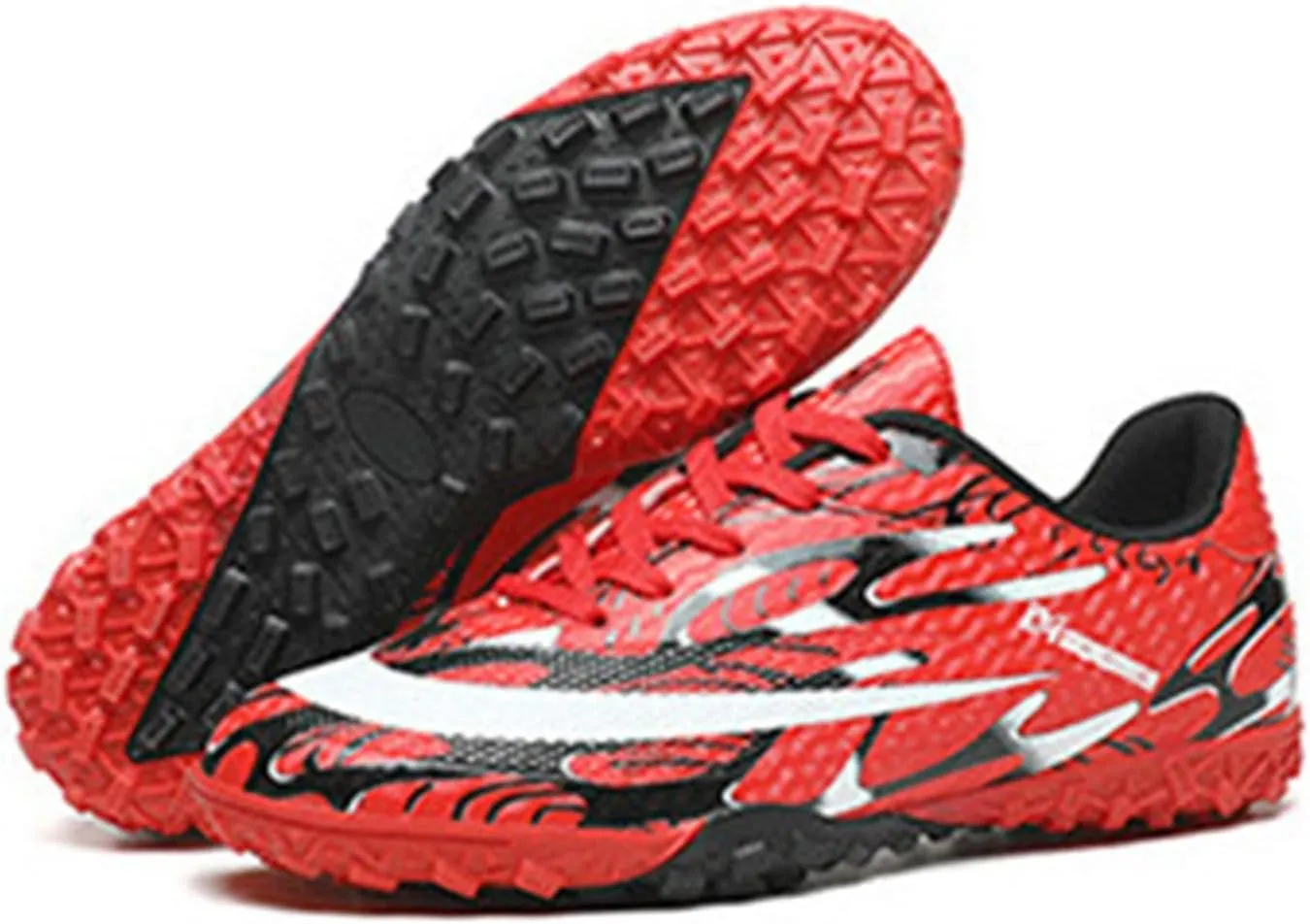 Indoor Soccer Shoes Kids Light Weight Soft Comfortable,Youth Football Cleats Wear Resistant,Soccer Cleats Mens TF Breathable Durable