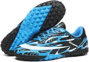 Indoor Soccer Shoes Kids Light Weight Soft Comfortable,Youth Football Cleats Wear Resistant,Soccer Cleats Mens TF Breathable Durable