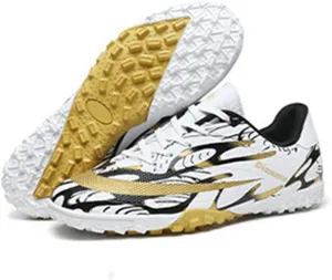 Indoor Soccer Shoes Kids Light Weight Soft Comfortable,Youth Football Cleats Wear Resistant,Soccer Cleats Mens TF Breathable Durable