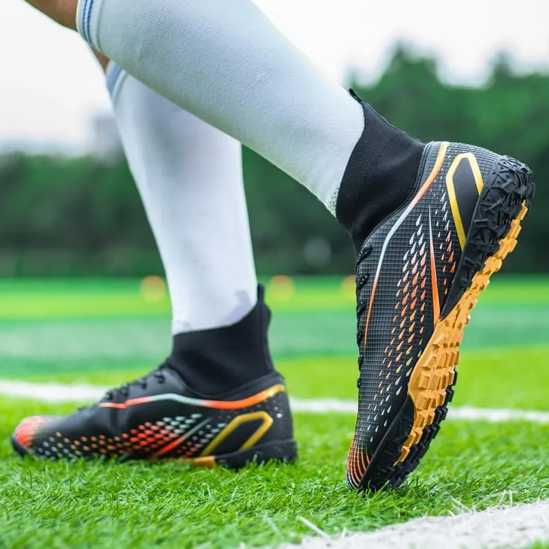 Indoor Turf Soccer Shoes Cleats Mens Soccer Shoes for Boys Football Shoes Kid Futsal Shoes Youth TF