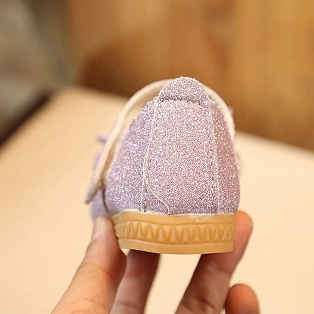 Infant Boots Walkers Nubuck Single Fashion Children Girl Shoes Leather Bowknot Princess Dance Baby Shoes Toddler 8 Shoes Girls