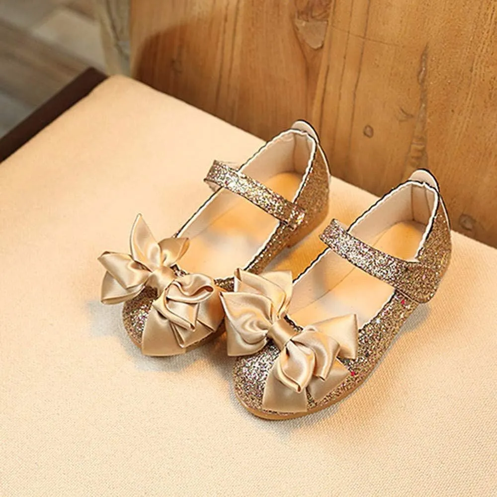 Infant Boots Walkers Nubuck Single Fashion Children Girl Shoes Leather Bowknot Princess Dance Baby Shoes Toddler 8 Shoes Girls