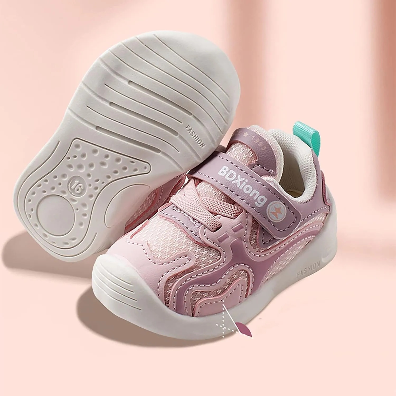Infant Mesh Lightweight Sneakers for Running Sport Toddler Non Slip Breathable Athletic Walking Shoes for Hiking