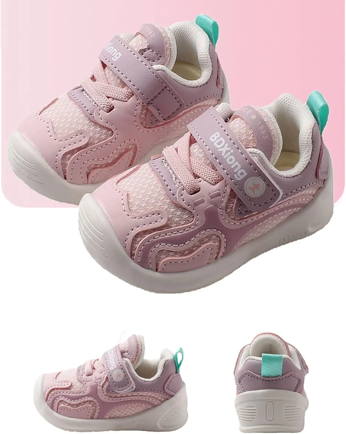 Infant Mesh Lightweight Sneakers for Running Sport Toddler Non Slip Breathable Athletic Walking Shoes for Hiking