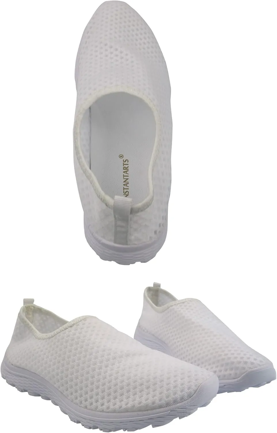 INSTANTARTS Athletic Water Shoes Womens Sport Sneakers Air Mesh Barefoot Aqua Walking Shoes