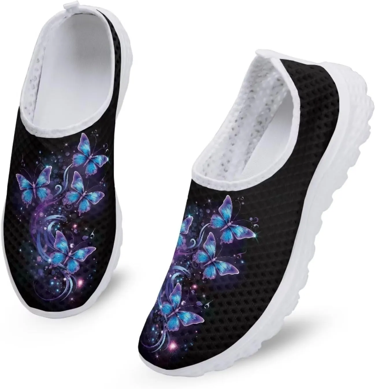 INSTANTARTS Athletic Water Shoes Womens Sport Sneakers Air Mesh Barefoot Aqua Walking Shoes