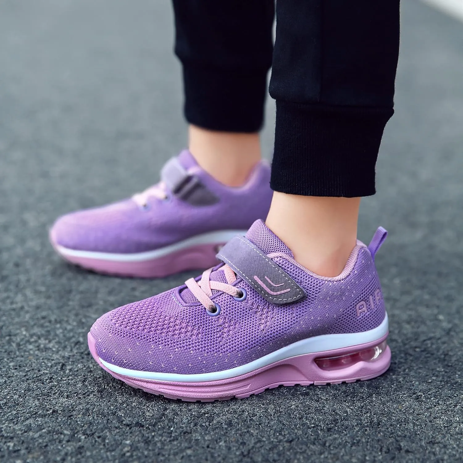 JARLIF Kids Athletic Tennis Running Shoes Breathable Sport Air Gym Jogging Sneakers for Boys & Girls