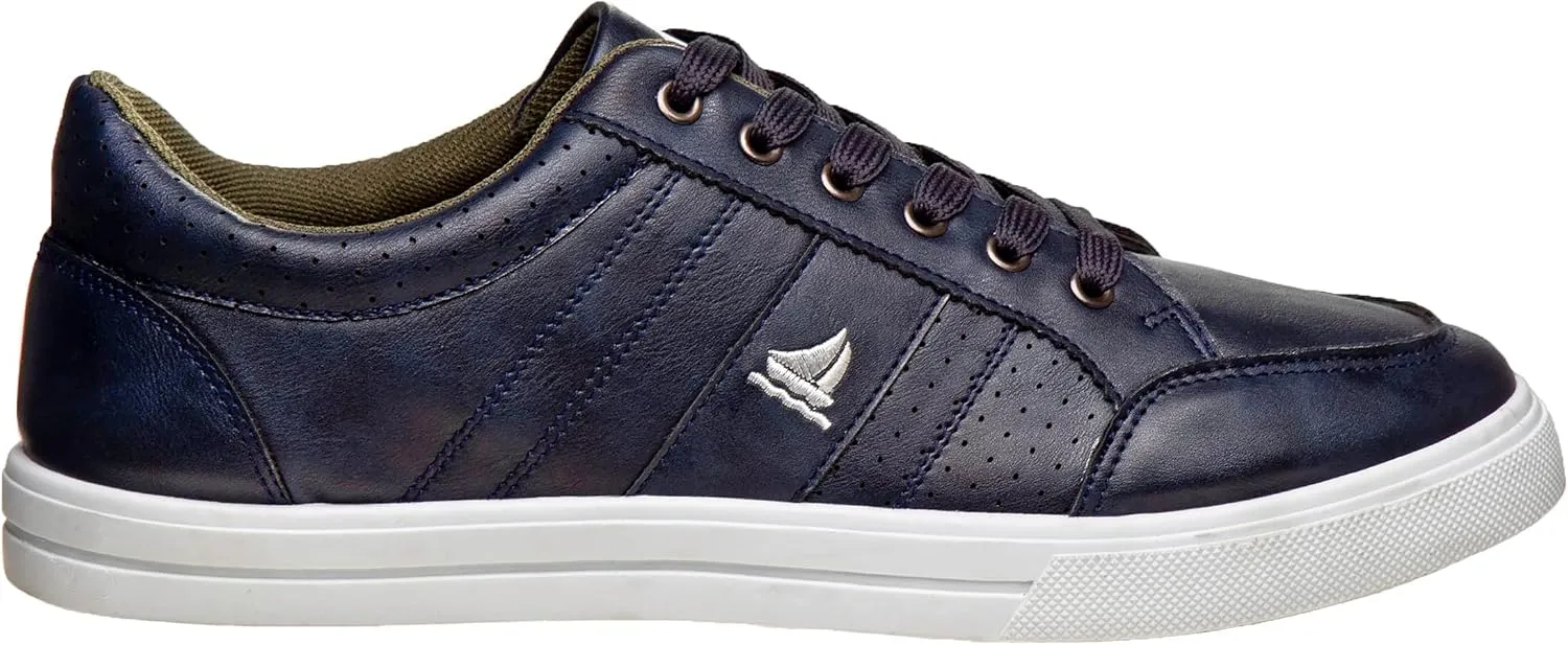 Josmo Men's Sail Canvas Low Top Modern Casual Formal Fashion Sneakers (Adult)
