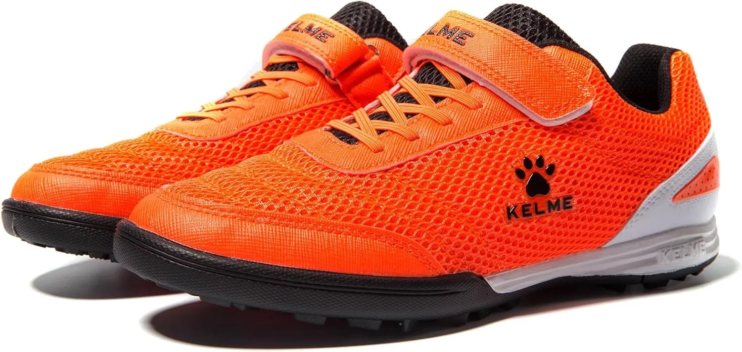 KELME Soccer Shoes for Boys Cleats Kids Indoor Football Trainning Shoes Athletic Girl Wide Turf Outdoor