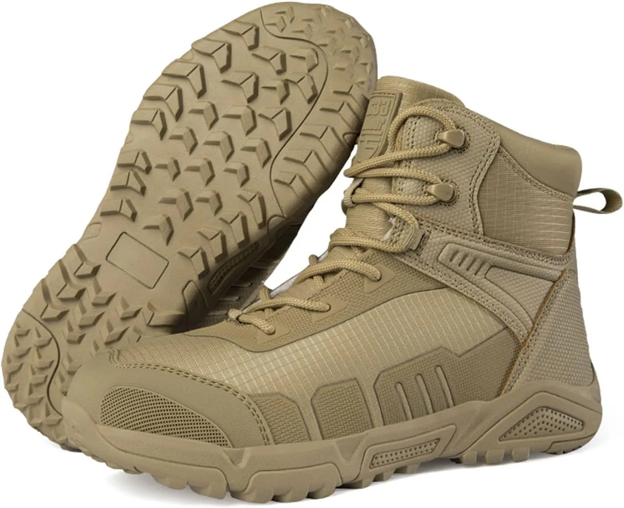 Kervaky Men's Military Tactical Boots Lightweight Breathable Outdoor Boots Waterproof Hiking Boots Combat Boots Work Boots