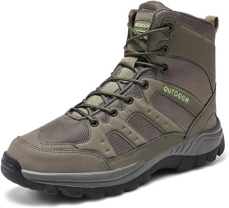 Kervaky Men's tactical boots, men's military boots, combat boots, breathable field boots, hiking boots, combat military boots