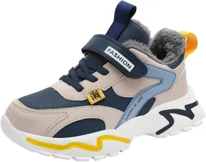 Kids Boys Sneakers Lightweight Athletic Walking/Running Tennis Shoes Adjustable Comfortable Basketball Sport Shoes