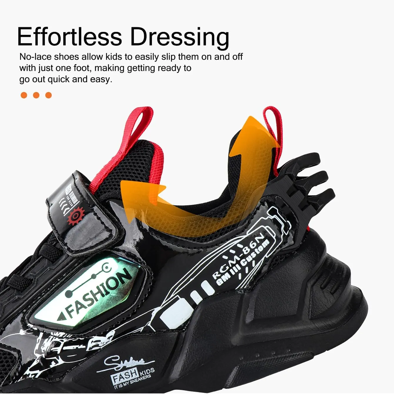 Kids Boys Sports Shoes Casual Shoes Mesh Breathable Trend Fashion Children's Basketball Shoes Sports Running Shoes