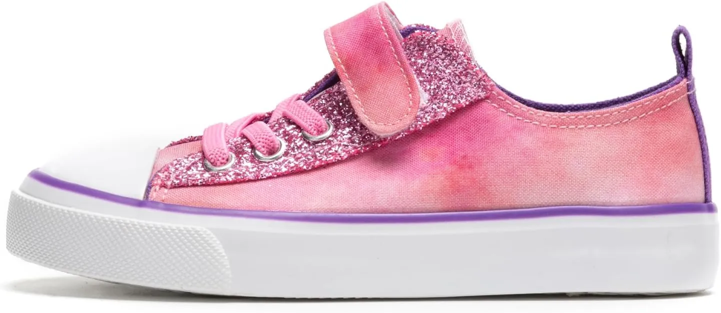 Kids Canvas Sneakers Girls Canvas Shoes Toddler Casual Shoes Walking Sport Shoes Low Top Canvas Shoes
