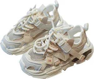 Kids Mesh Hollow Sneakers for Boys Girls Breathable Running Tennis Shoes Lightweight Sport Athletic School Shoes