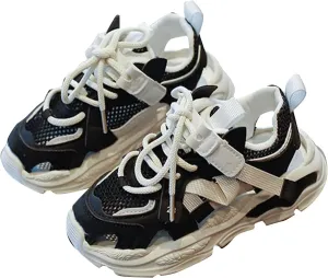 Kids Mesh Hollow Sneakers for Boys Girls Breathable Running Tennis Shoes Lightweight Sport Athletic School Shoes