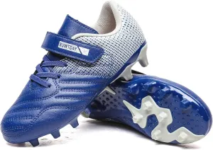 Kids Soccer Cleats Boys Girls Athletic Outdoor Firm Ground Youth Football Shoes(Little Kid/Big Kid)