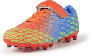 Kids Soccer Cleats Outdoor Firm Ground Athletic Shoes
