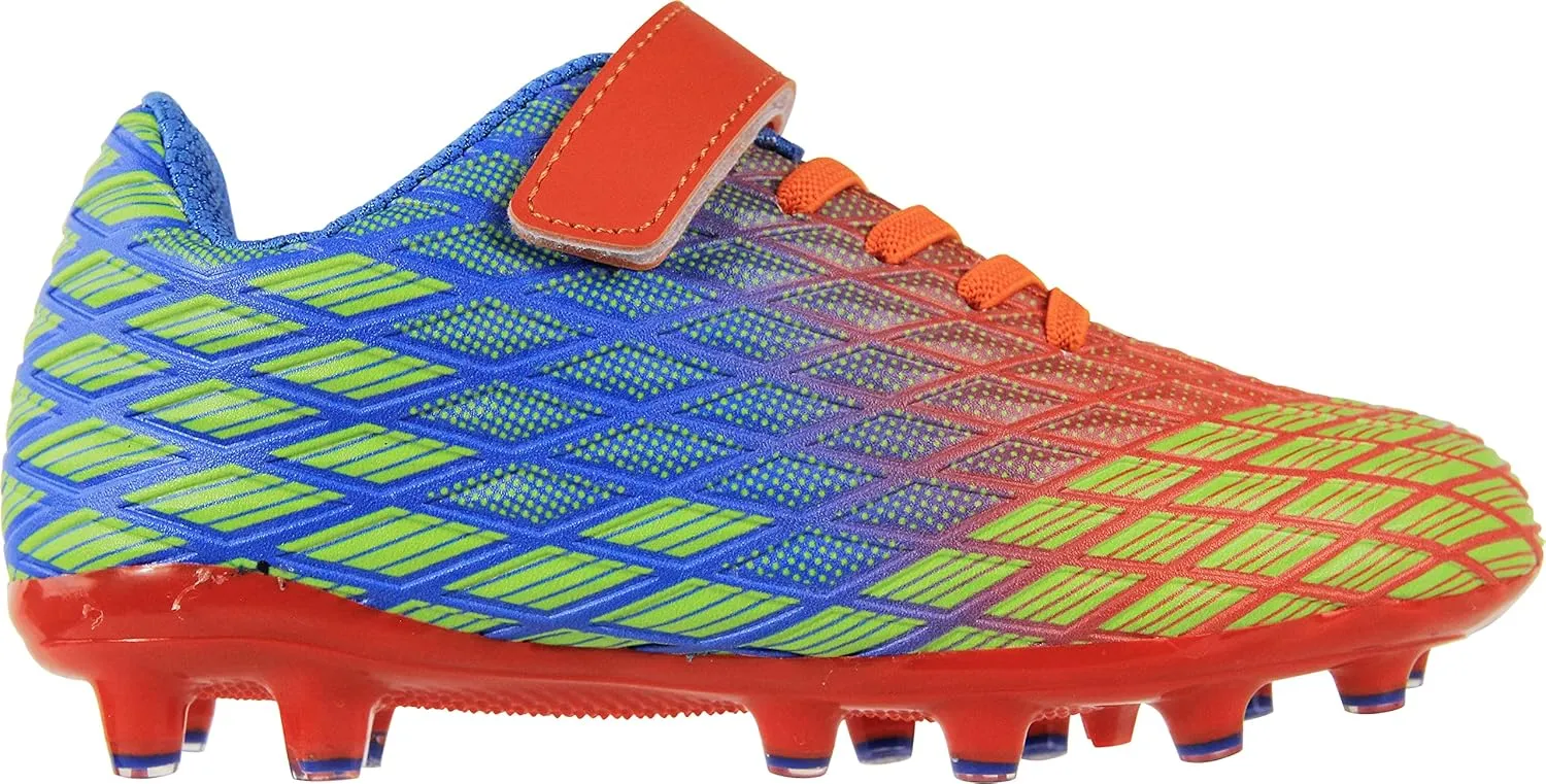 Kids Soccer Cleats Outdoor Firm Ground Athletic Shoes
