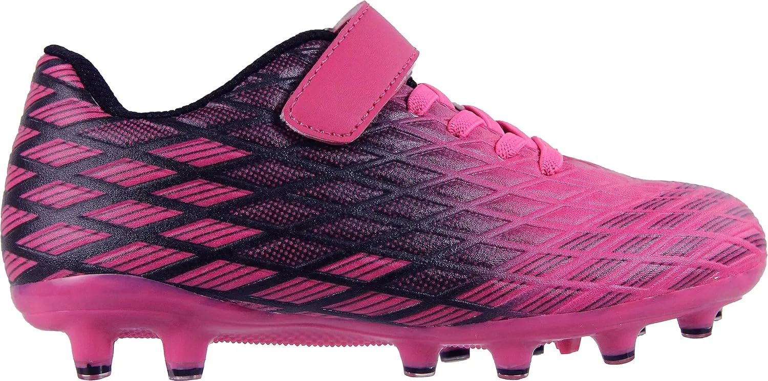 Kids Soccer Cleats Outdoor Firm Ground Athletic Shoes