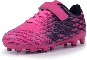 Kids Soccer Cleats Outdoor Firm Ground Athletic Shoes