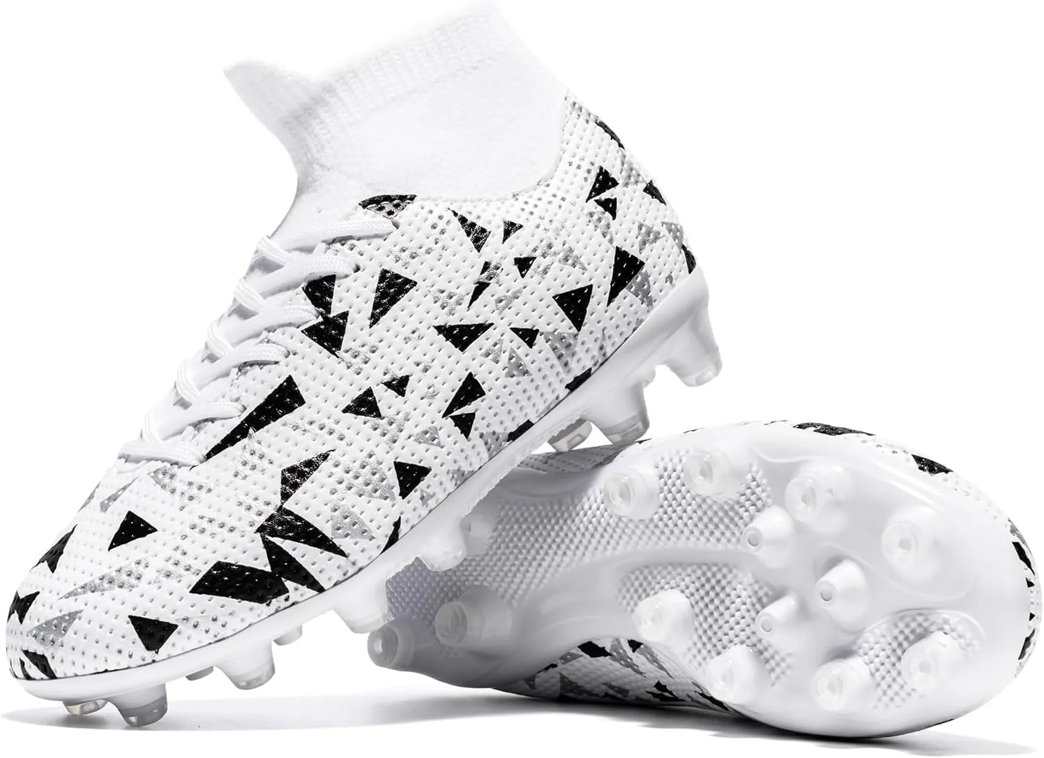 Kids Soccer Cleats White