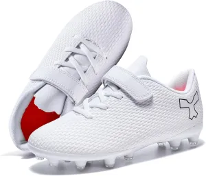 Kids Soccer Shoes Professional Soccer Cleats Girls Soccer Cleats Shoes for Boys Training Firm Ground