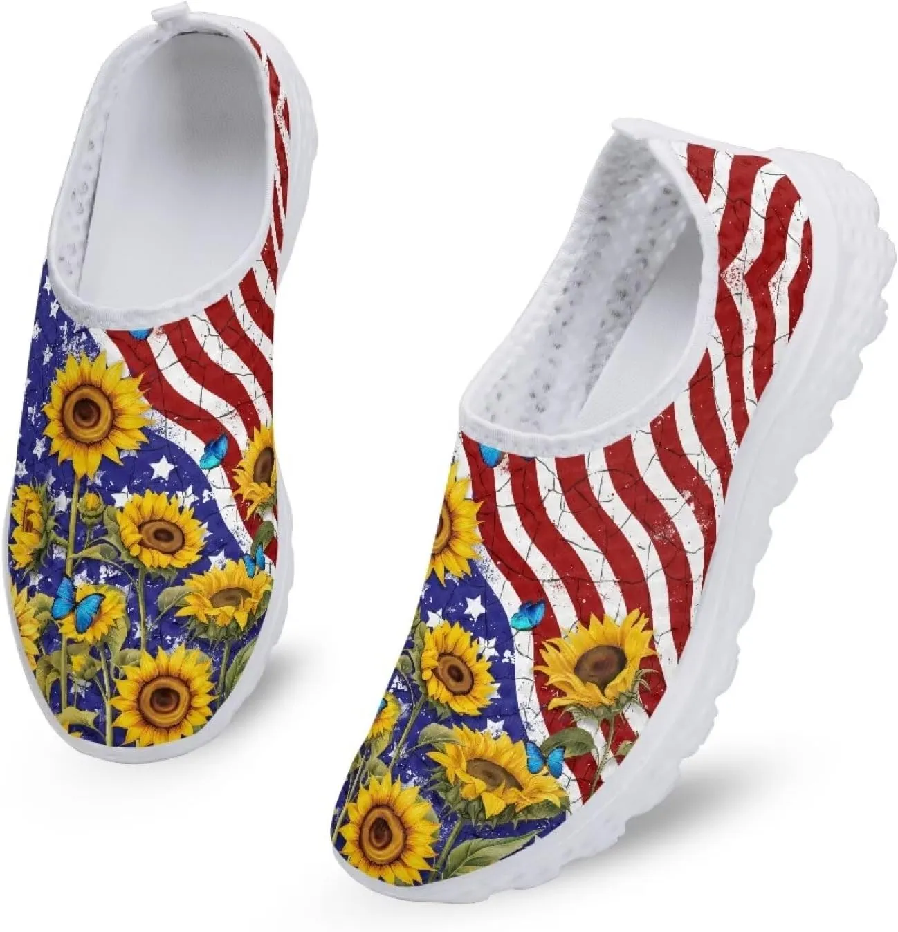 Lightweight Indoor Outdoor Water Shoes for Men Women Air Mesh Casual Aqua Shoes Barefoot Slip-On Shoes