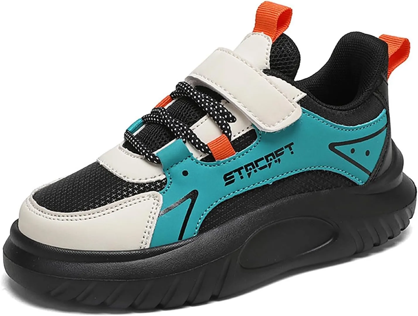Lightweight Running Sneakers Kids Boys Flat Platform Breathable Tennis Shoes Outdoor Non-Slip Climbing Sneakers