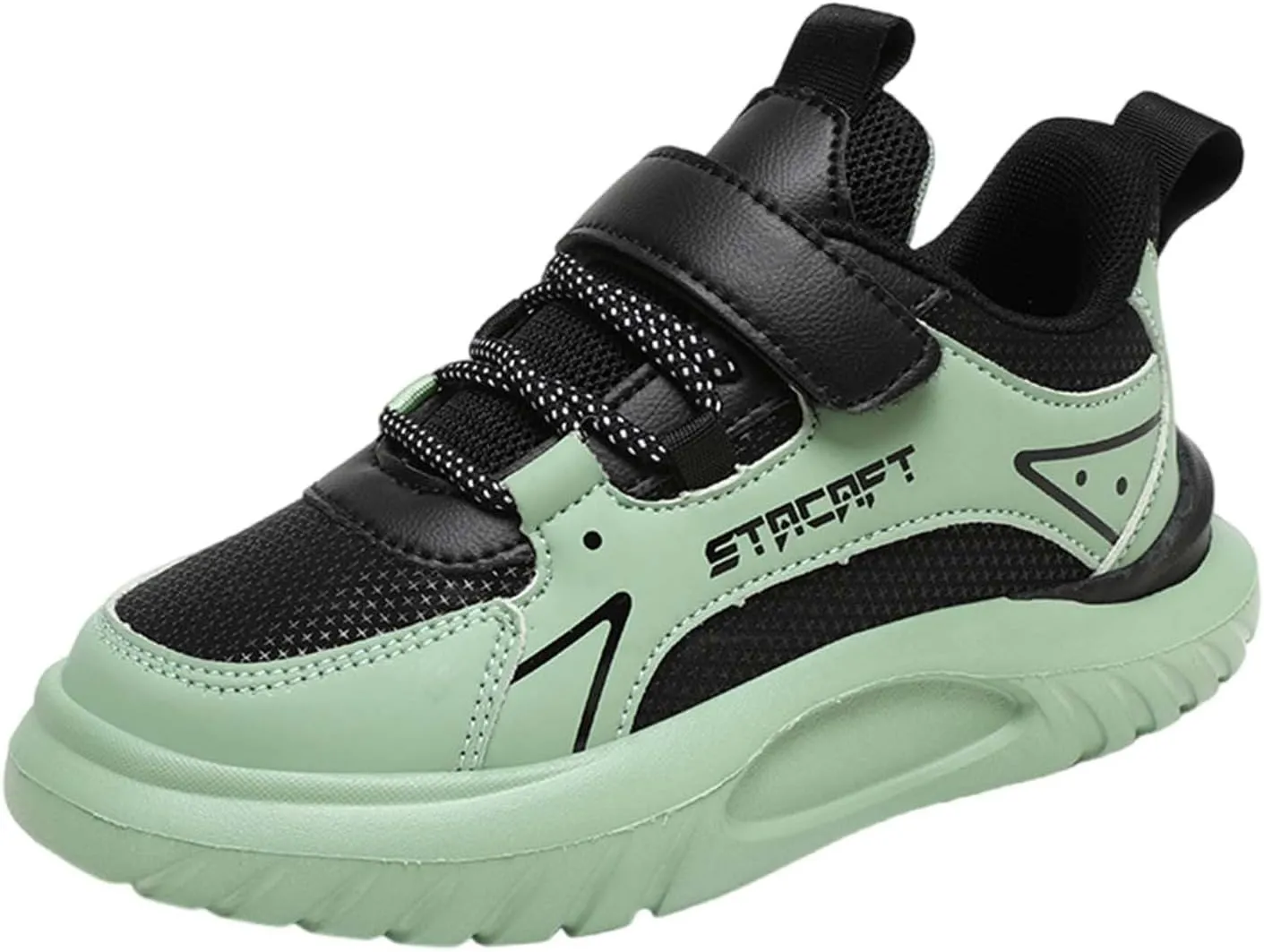 Lightweight Running Sneakers Kids Boys Flat Platform Breathable Tennis Shoes Outdoor Non-Slip Climbing Sneakers