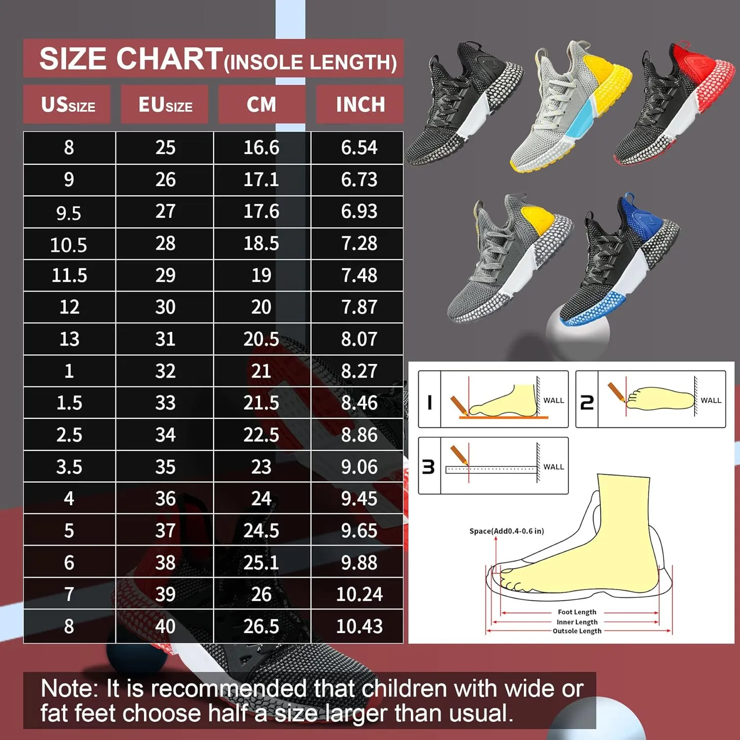 Littleplum Boys Running Shoes Slip On Kids Sneakers Mesh Tennis Shoes Lightweight Breathable for Athletic Gym School Sport