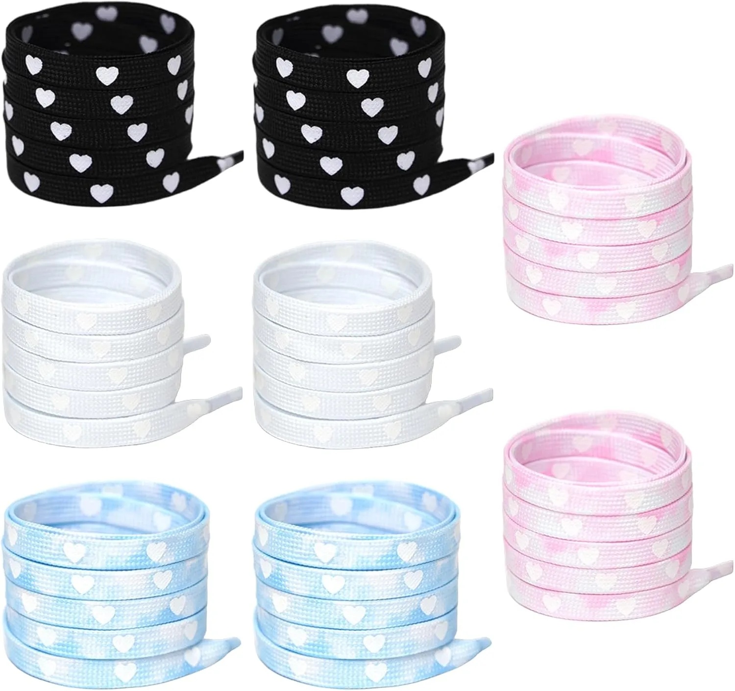 Luminous Shoes Laces Glow In The Dark Shoelaces Reflective Shoestring Shoe Decoration for Sneakers 4 Pairs