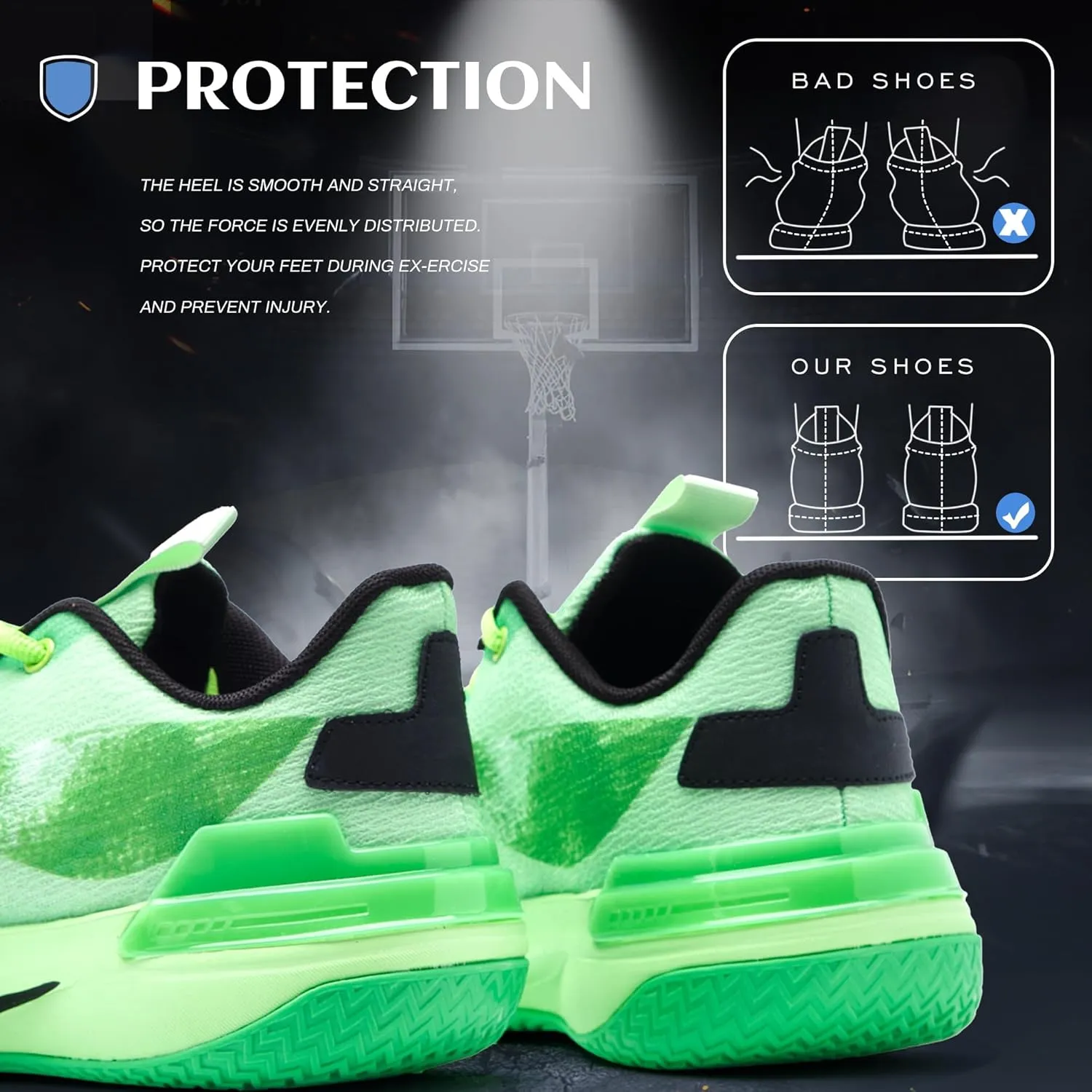 Men Graffiti Basketball Shoes High-Top Sports Shoes Anti-Slip Rubber Soles Indoor Outdoor Sports Running Training Streetwear