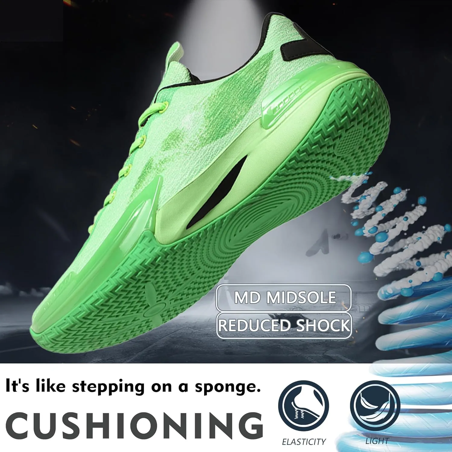 Men Graffiti Basketball Shoes High-Top Sports Shoes Anti-Slip Rubber Soles Indoor Outdoor Sports Running Training Streetwear