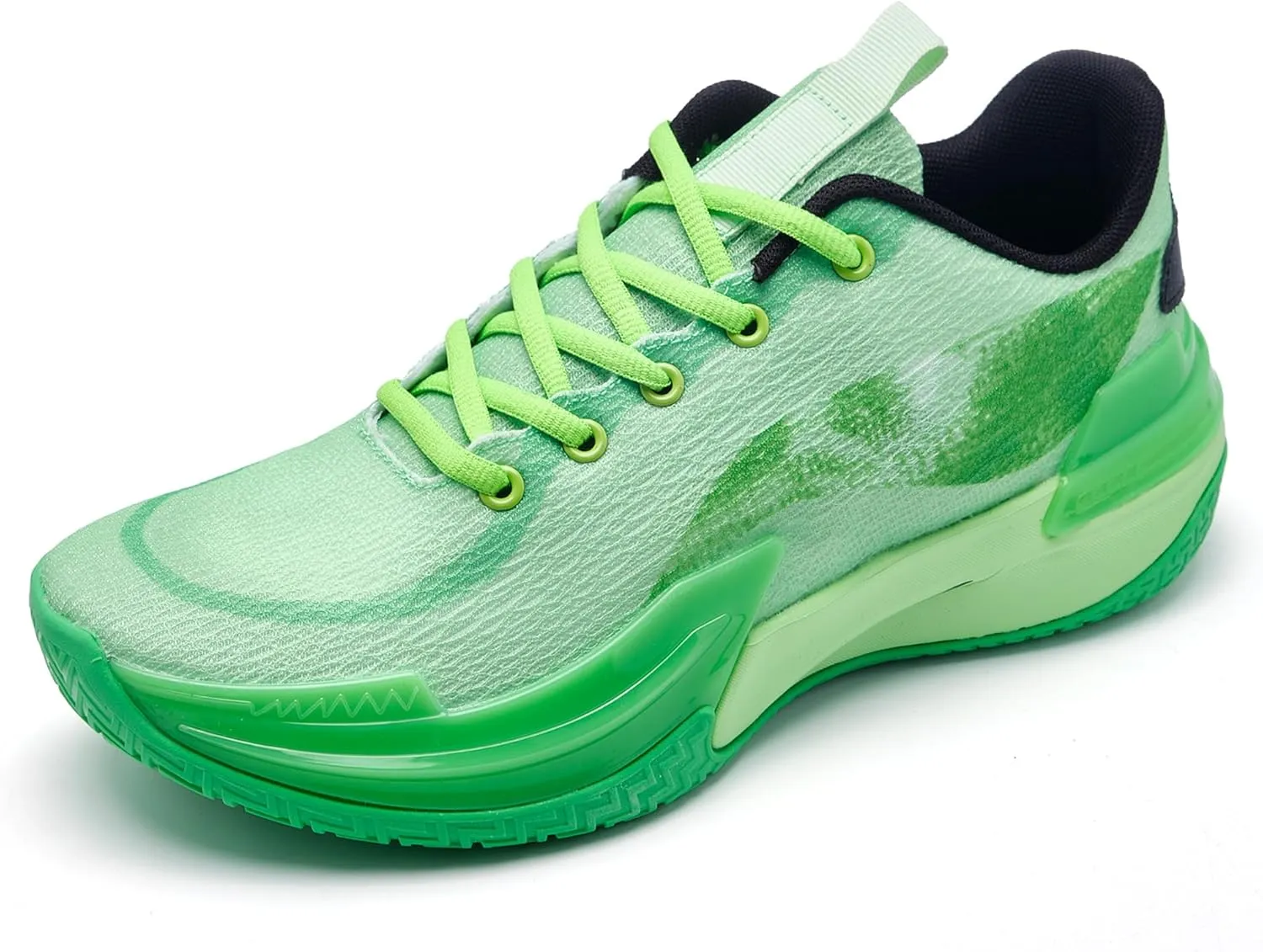 Men Graffiti Basketball Shoes High-Top Sports Shoes Anti-Slip Rubber Soles Indoor Outdoor Sports Running Training Streetwear