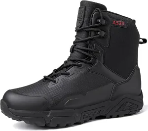 Men Military Boots Tactical Boots Combat Boots Breathable Police Patrol Boots Lightweight Army Boots Waterproof Hiking Boots