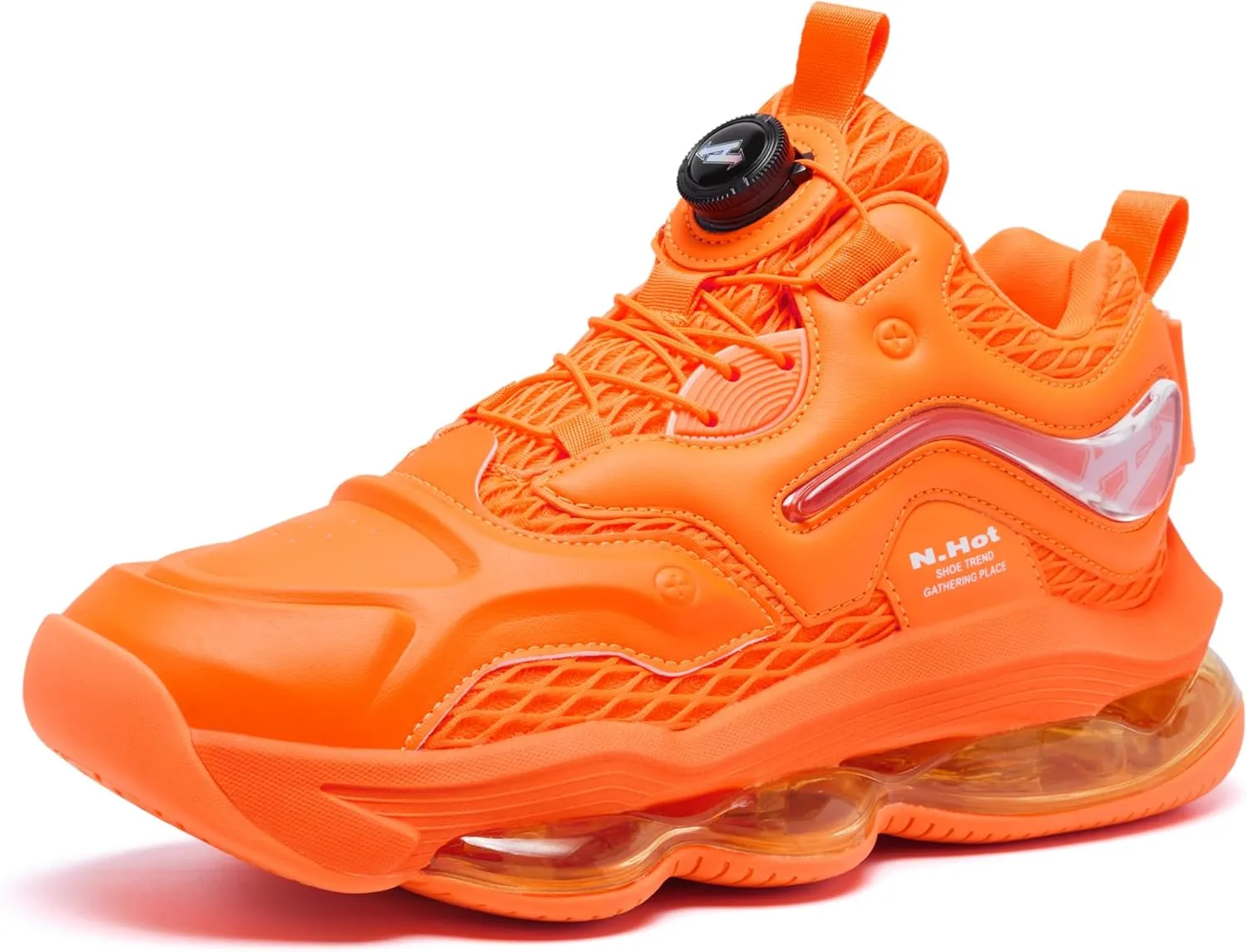 Men Womens Basketball Shoes Air Cushion Running Height Increasing Elevator Leather Sport Non Slip Fashion Sneakers for Unisex