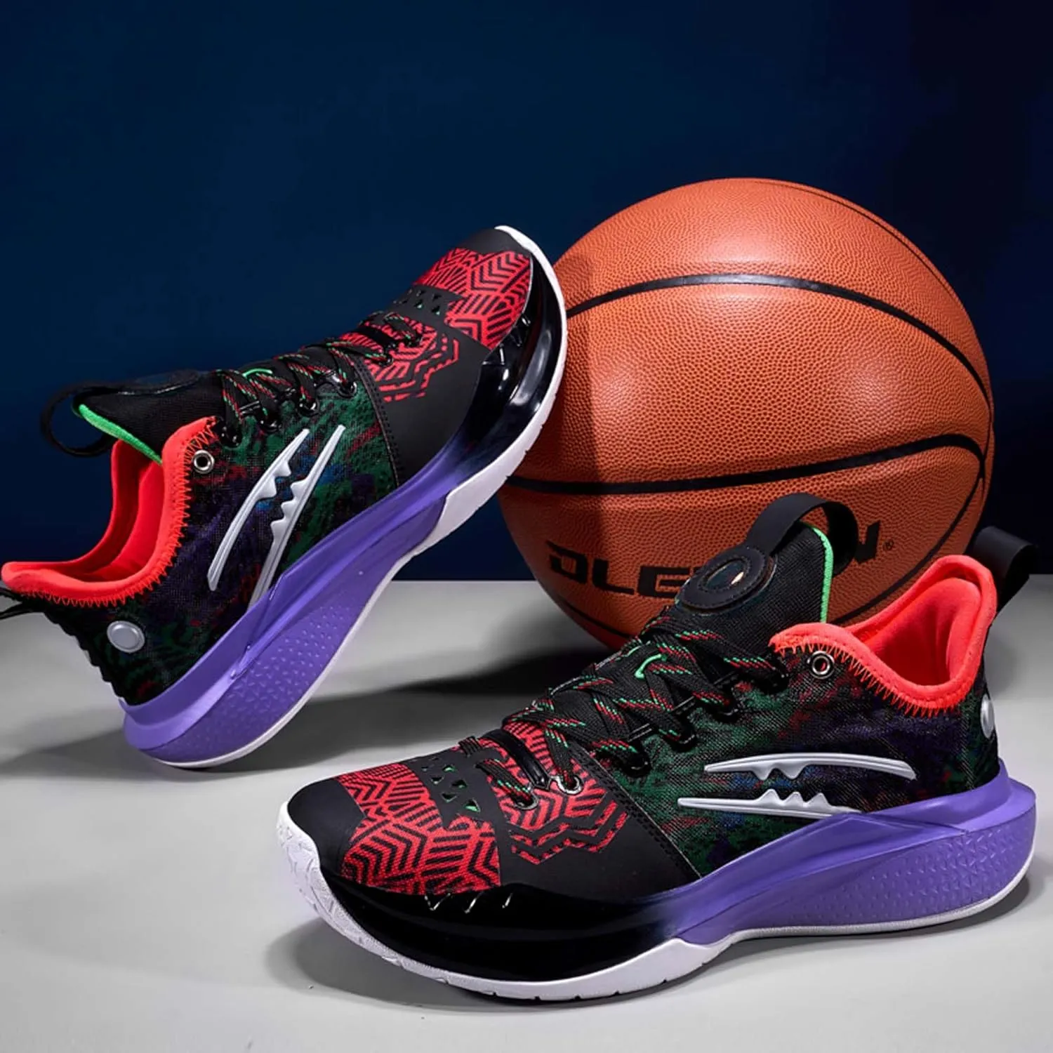 Men's and Women's Basketball Shoes Fashion High Top Running Sneakers Non-Slip Fitness Training Shoes Fashion Comfortable Casual Walking Shoes
