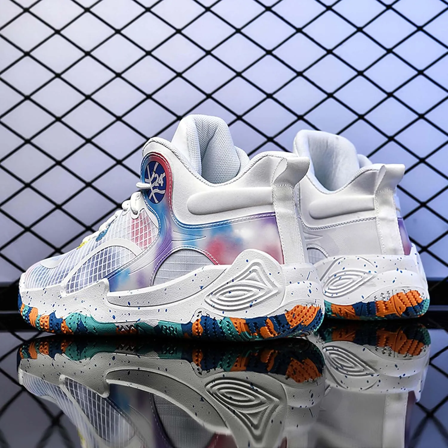 Men's Basketball Shoes Fashion Sneakers Indoor and Outdoor Non-Slip Breathable Training Match Shoes Women's Tennis Running Outdoor Shoes