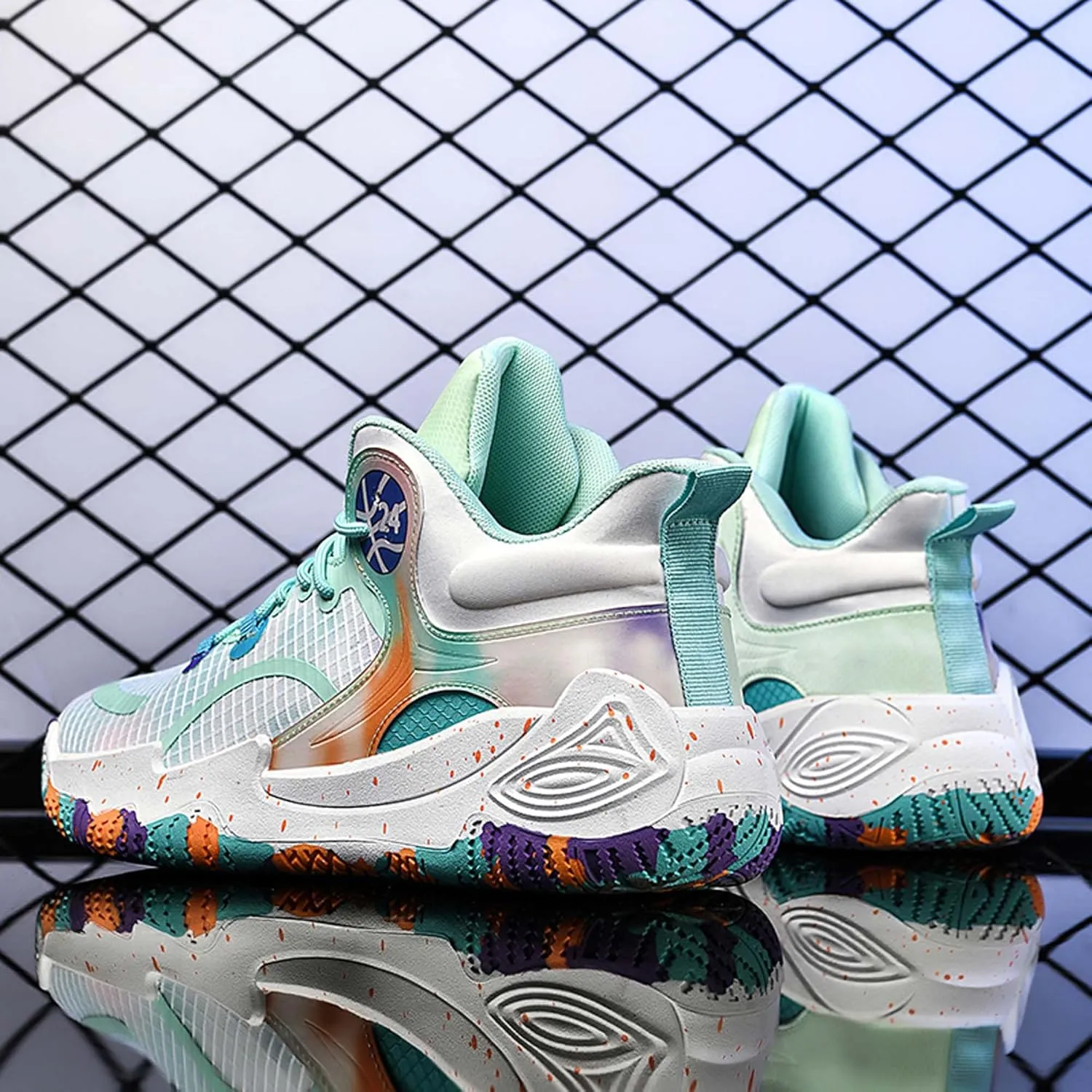 Men's Basketball Shoes Fashion Sneakers Indoor and Outdoor Non-Slip Breathable Training Match Shoes Women's Tennis Running Outdoor Shoes