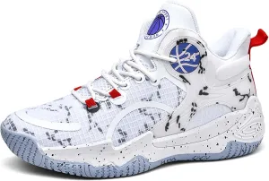 Men's Basketball Shoes Fashion Sneakers Indoor and Outdoor Non-Slip Breathable Training Match Shoes Women's Tennis Running Outdoor Shoes